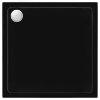 REA Sprchová akrylátová vanička Savoy 80x80 - černá KPL-04804