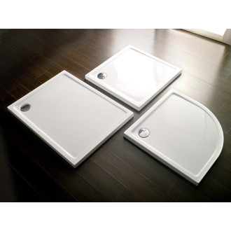 REA Sprchová akrylová vanička Savoy - bílá  90x90 KPL-11907