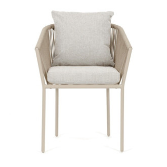 Zahradní židle Autronic béžová Hliník AZC-C1179 CRM