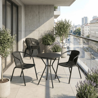 Zahradní židle Autronic AZC-H1001 BK