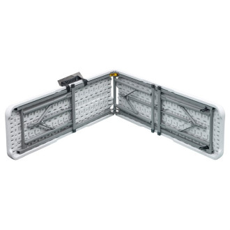 Zahradní lavice Autronic bílá kov AZ-K1001 WT