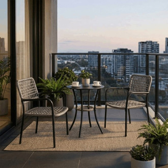 Zahradní set Autronic šedá kov AZ-L1103 GREY