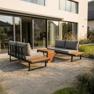 Zahradní set Autronic šedá Hliník AZS-G1924 GREY