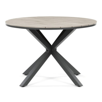 Zahradní stůl Autronic 110x110 cm šedá Hliník AZT-S1430 GREY