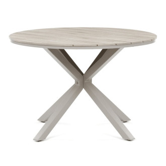 Zahradní stůl Autronic 110x110 cm béžová Hliník AZT-S1430 CRM