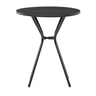 Zahradní stůl Autronic Solvig 60x60 cm černá kov AZT-H1021 BK