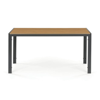 Zahradní stůl Autronic 89.5x150 cm hnědá kov AZT-S1215 OAK