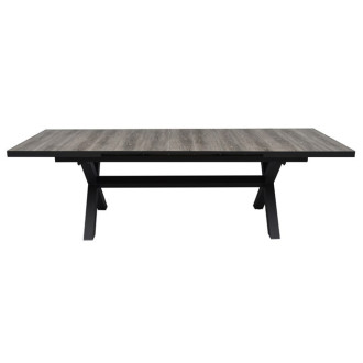 Zahradní stůl Autronic KERAMIX 100x200 cm šedá Hliník AZT-G1920 GREY