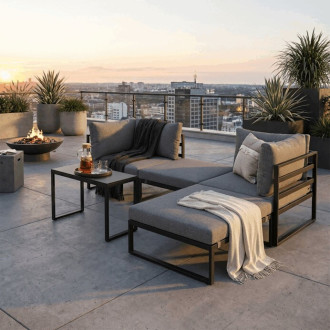 Zahradní set Autronic šedá kov AZ-L1761 GREY