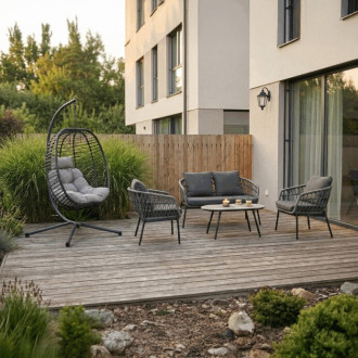 Zahradní set Autronic šedá kov AZ-L1880 GREY