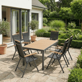 Zahradní židle Autronic AZC-W1408 GREY