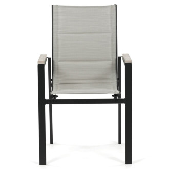 Zahradní židle Autronic béžová Hliník AZC-S1110 BK