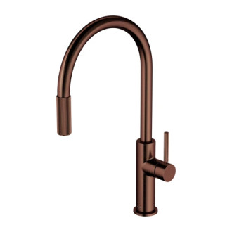 Omnires SWITCH kuchyňská baterie s výsuvnou výpustí pro filtr měď kartáčovaná SW9059ORB