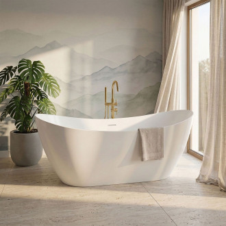 REA Volně stojící vana FERRANO Slim 160 REA-W0081