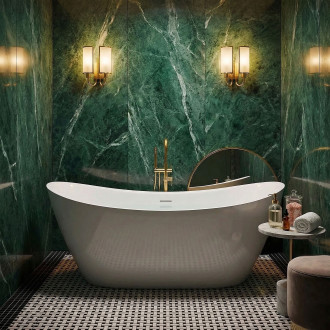 REA Volně stojící vana FERRANO Slim 160 KPL-W6081