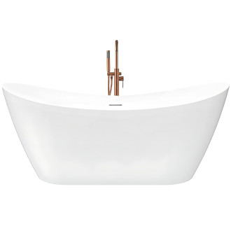 REA Volně stojící vana FERRANO Slim 160 KPL-W8081