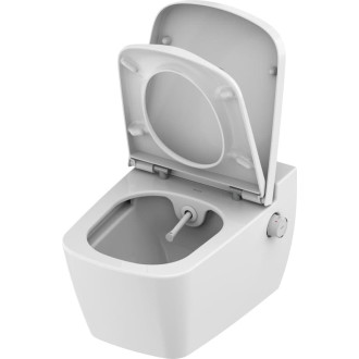 WC s bidetem závěsné TECEone včetně sedátka 9.700.216