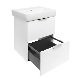 Skříňka pod umyvadlo bez umyvadla Laufen PRO A 62,9x69,4x50,9 cm bílá lesk RE010650228060