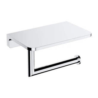 Omnires MODERN PROJECT držák toaletního papíru s policí, chrom lesk MP60511CR