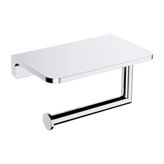 Omnires MODERN PROJECT držák toaletního papíru s policí, chrom lesk MP60511CR