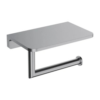 Omnires MODERN PROJECT držák toaletního papíru s policí, nikl kartáčovaný MP60511NI