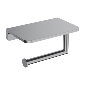 Omnires MODERN PROJECT držák toaletního papíru s policí, nikl kartáčovaný MP60511NI