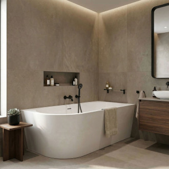 REA Rohová akrylová vana SYDNEY BELLANTO RIGHT 170cm KPL-W8900