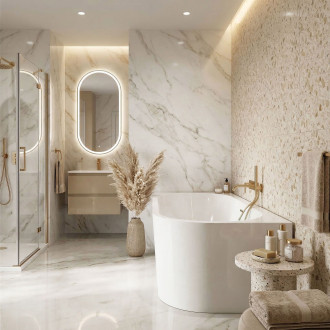 REA Rohová akrylová vana SYDNEY BELLANTO LEFT 170cm KPL-W6901