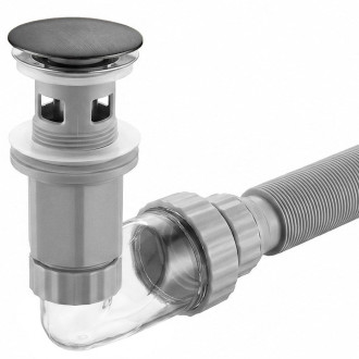 REA Umyvadlový sifon s univerzální výpustí click-clack Flow Titan REA-A9494