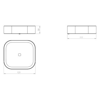 OUTLINE mýdlenka, chrom