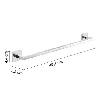 ELBA držák ručníků 500mm, chrom