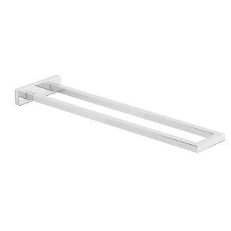 ELBA pevný držák ručníků dvojitý, chrom A02213