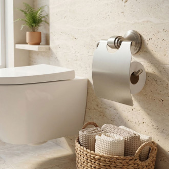 REA Držák na toaletní papír, kartáčovaný nikl REA-98510