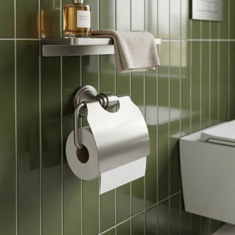 REA Držák na toaletní papír, kartáčovaný nikl REA-98510