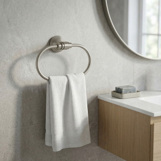 Věšák na ručníky 16101 Brush Nickle REA-98502