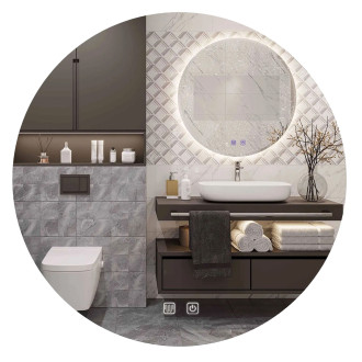 REA Zrcadlo LED 100cm HZJ100 HOM-02828