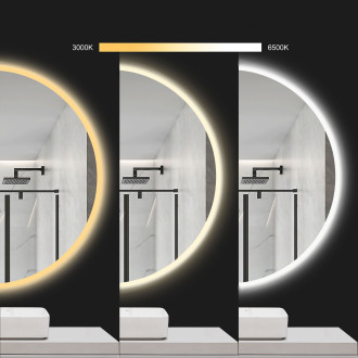 REA Zrcadlo LED 100cm HZJ100 HOM-02828