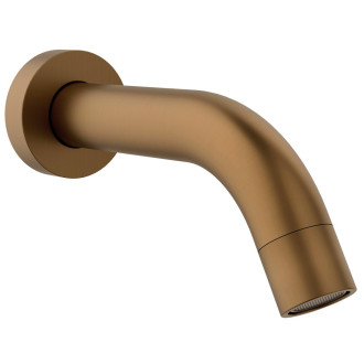 Nástěnná výtoková hubice, kulatá, 174mm, měď mat BO521