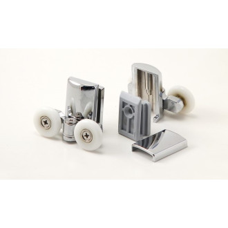 Rolki dolne podwójne do szyb 6 mm - FI 23 mm