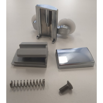 Rolki dolne podwójne do szyb 6 mm - FI 23 mm