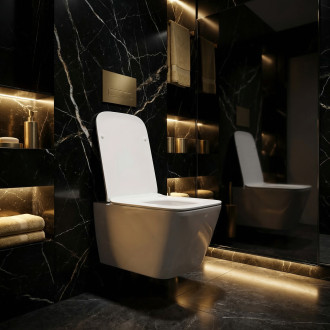 Rea Závěsná WC mísa Rea Julio Rimless REA-C4803