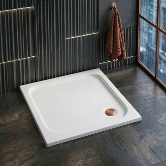 REA Sprchová akrylová vanička Belmond White 80x80 REA-K4370