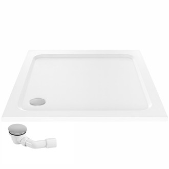 REA Sprchová akrylová vanička Belmond White 80x80 REA-K4370