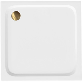 REA Sprchová akrylová vanička Belmond White 90x90 REA-K4371