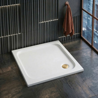 REA Sprchová akrylová vanička Belmond White 90x90 KPL-14371