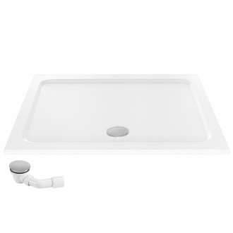 REA Sprchová akrylová vanička Belmond White 80x100 KPL-14372