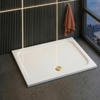 REA Sprchová akrylová vanička Belmond White 90x120 KPL-04373