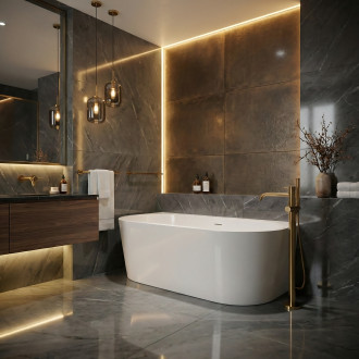 REA Akrylátová vana OLIMPIA 150cm KPL-W7634