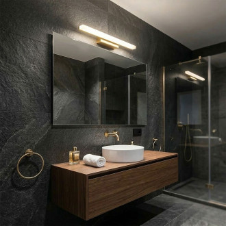 REA Nástěnné svítidlo LED 60CM APP1849-1W GOLD OSW-66003