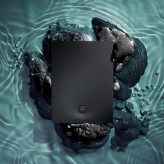 AQUAROCK kompozytowy brodzik prysznicowy antypoślizgowy, 90 x 100 cm, black lava mat